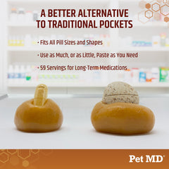 Pet MD Wrap A Pill gout beurre-arachide facilite l acceptation des pilules