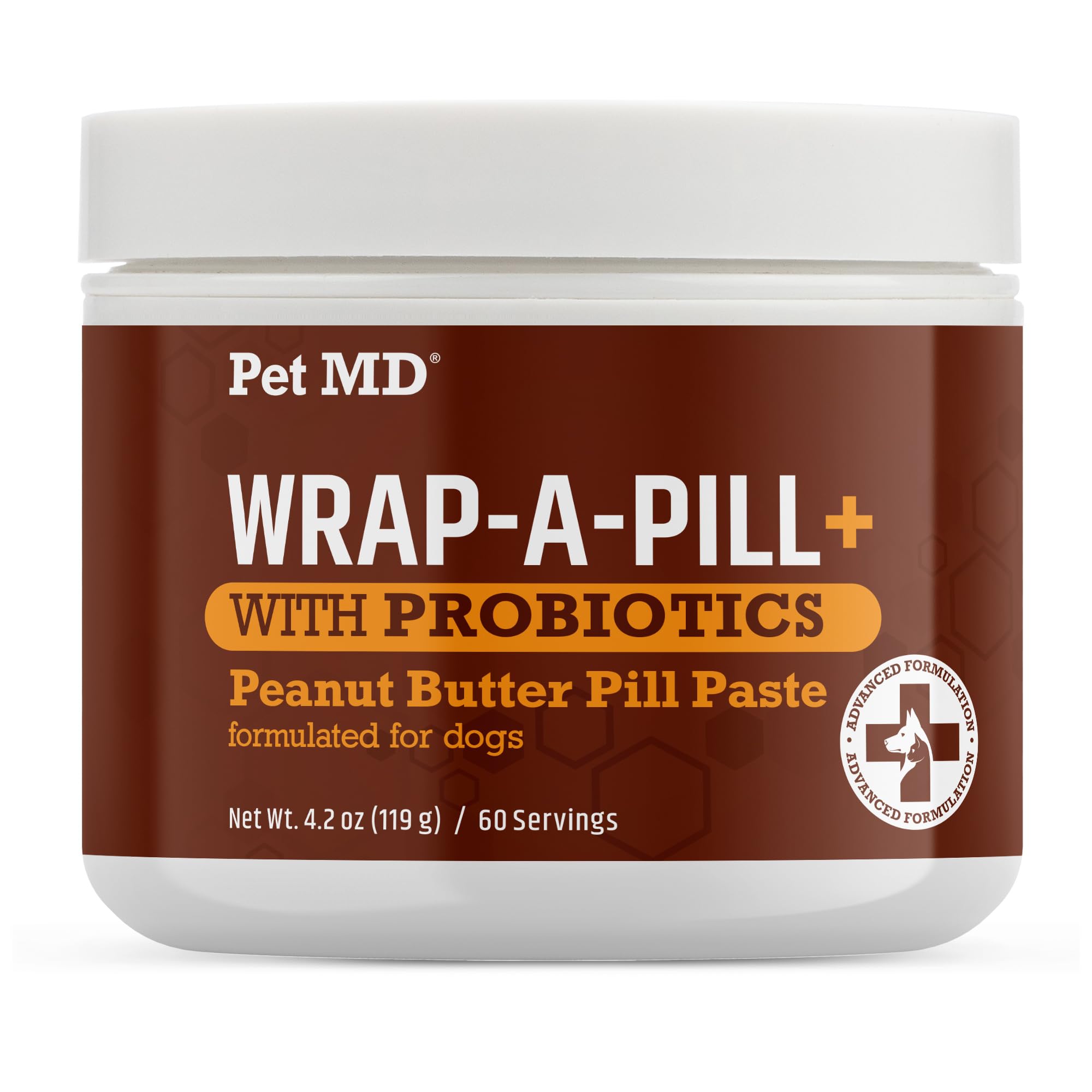 Pet MD Wrap-A-Pill: pâte d'habillage autour d'une pilule pour chien, facilite l'administration.