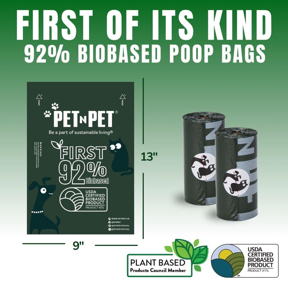 Rouleaux Pet N Pet écologiques compatibles avec les distributeurs.