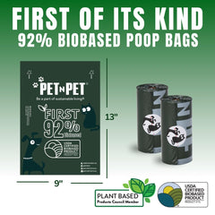 Rouleaux Pet N Pet écologiques compatibles avec les distributeurs.