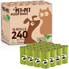 PET N PET sacs poubelle 9x13 pour chien, pratique en promenade