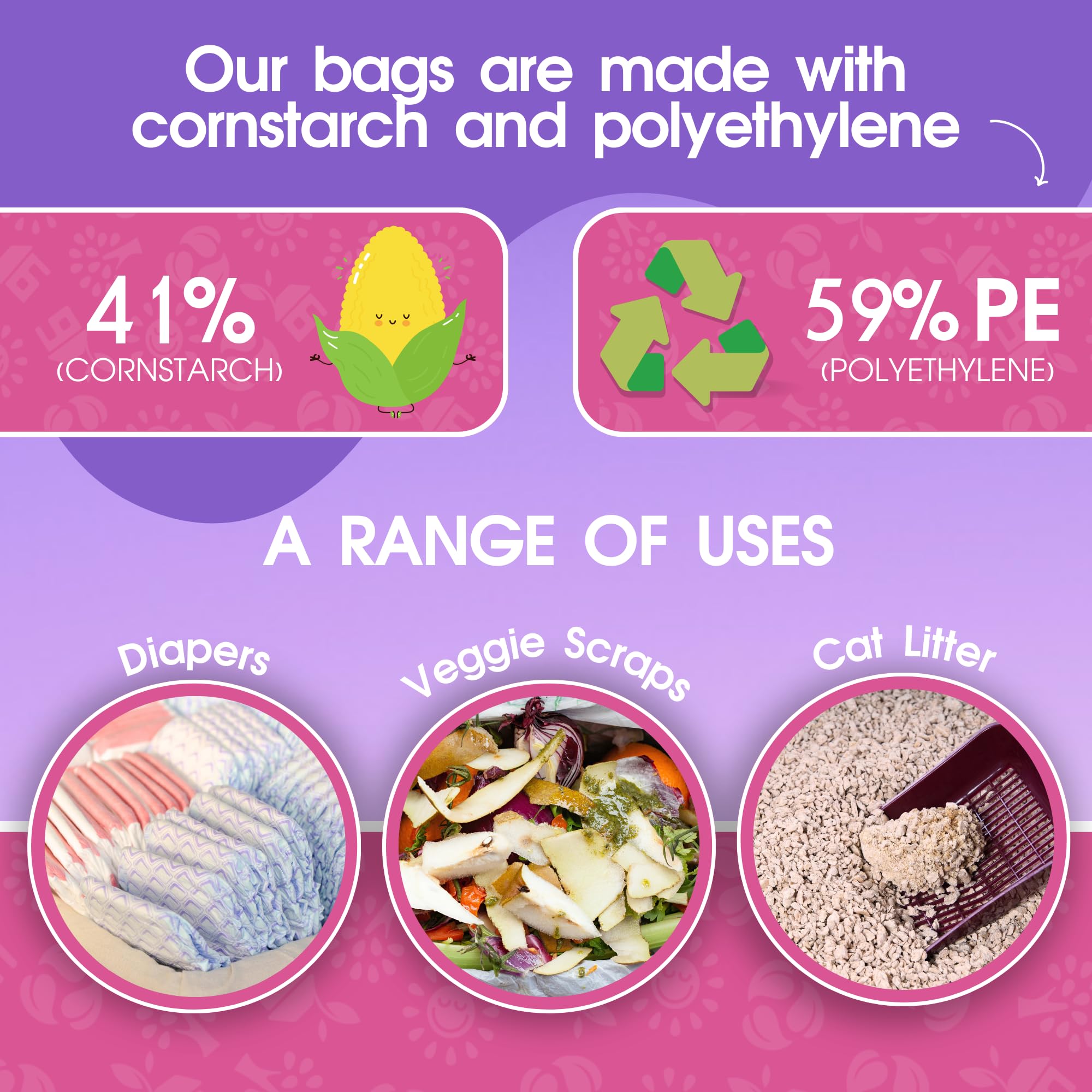 Sac Pet N Pet prêt pour chaque nettoyage avec 270 unités