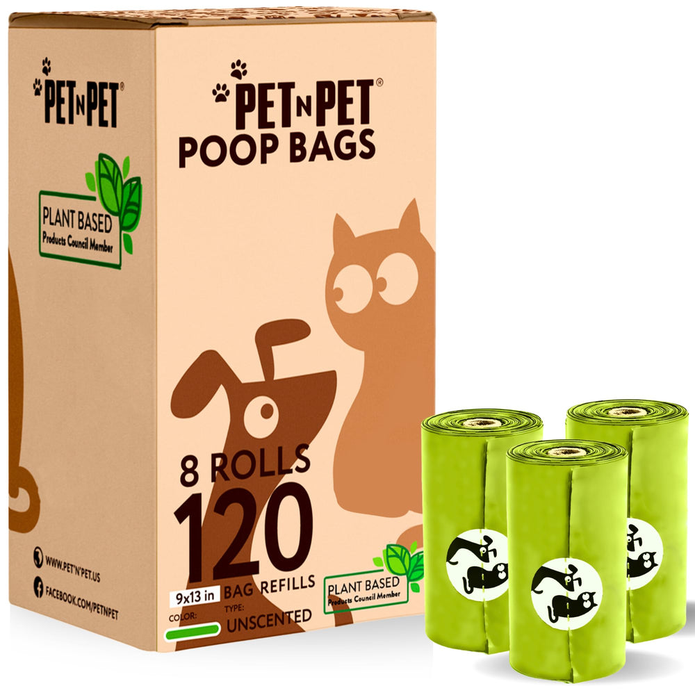 PET N PET sacs crottes chien 120-count – robustes pour toutes les sorties