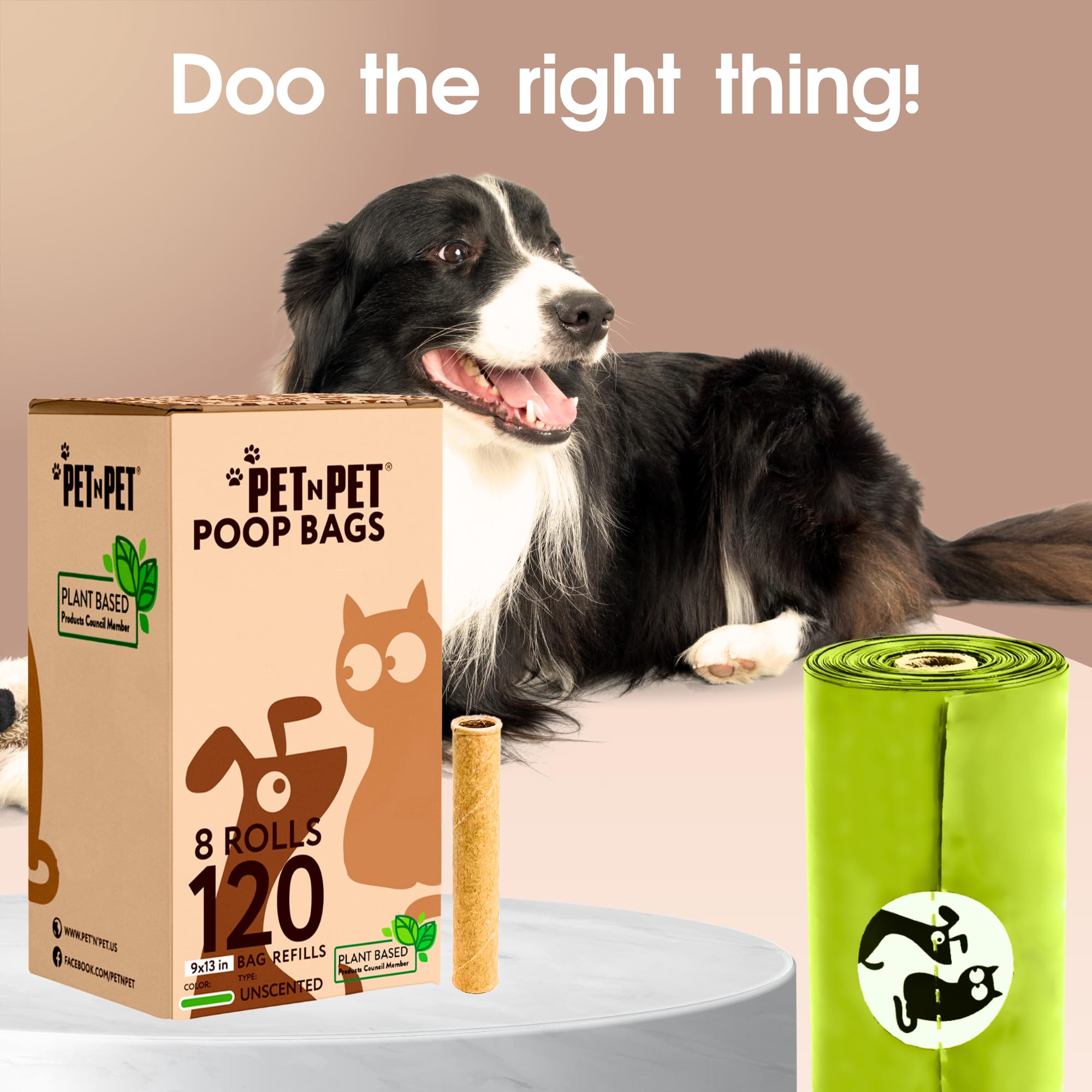 PET N PET sacs crottes chien compatibles distributeurs standard – usage pratique