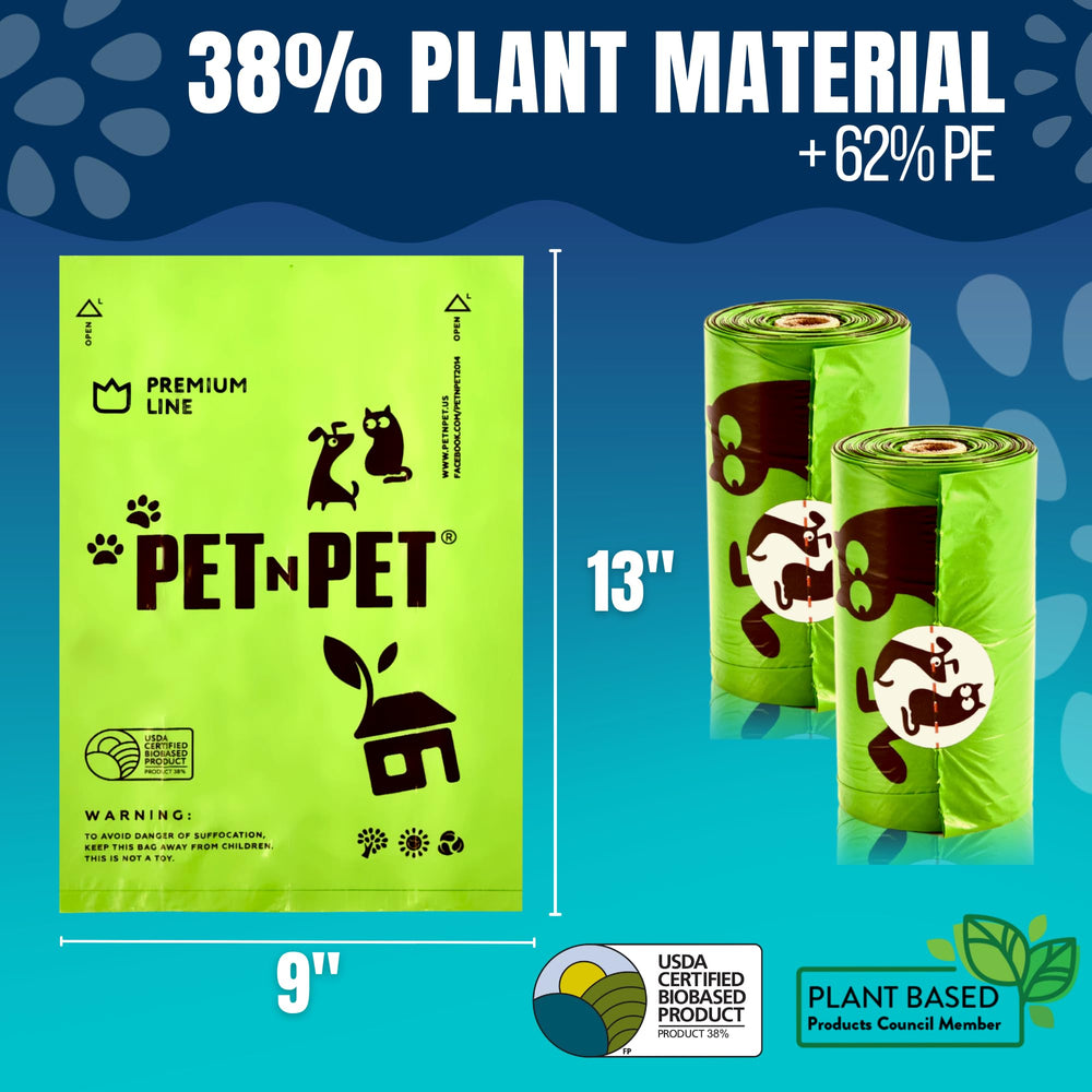 Sacs Pet N Pet sans parfum, idéal pour sorties sans odeur.