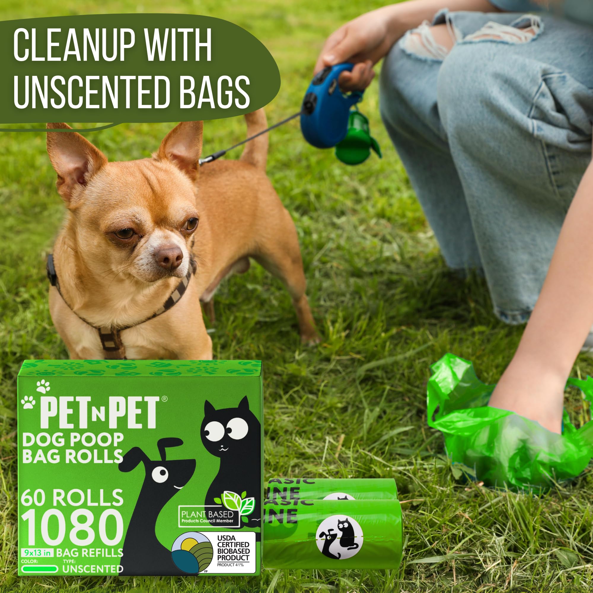 Utilisation quotidienne des sacs Pet N Pet lors des balades avec chien