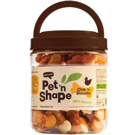 Pet 'n Shape - biscuit croquant Chik-n-Wrapped, récompense saine pour chiens.