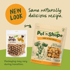 Pet 'n Shape Chik 'n Rice Boules emballage refermable pour la fraîcheur