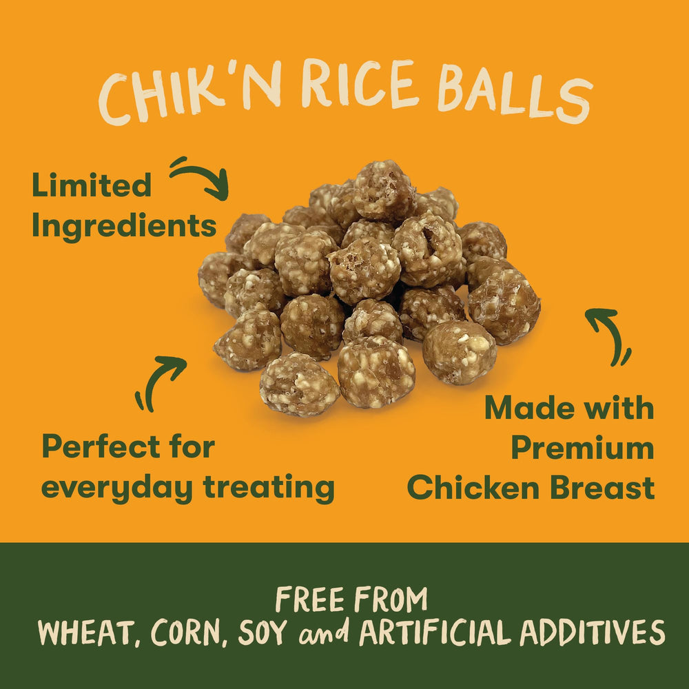 Pet 'n Shape Chik 'n Rice Boules parfait pour récompenser les chiens