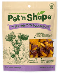 Pet 'n Shape Canard et Patate Douce – bouchée savoureuse pour chiens.