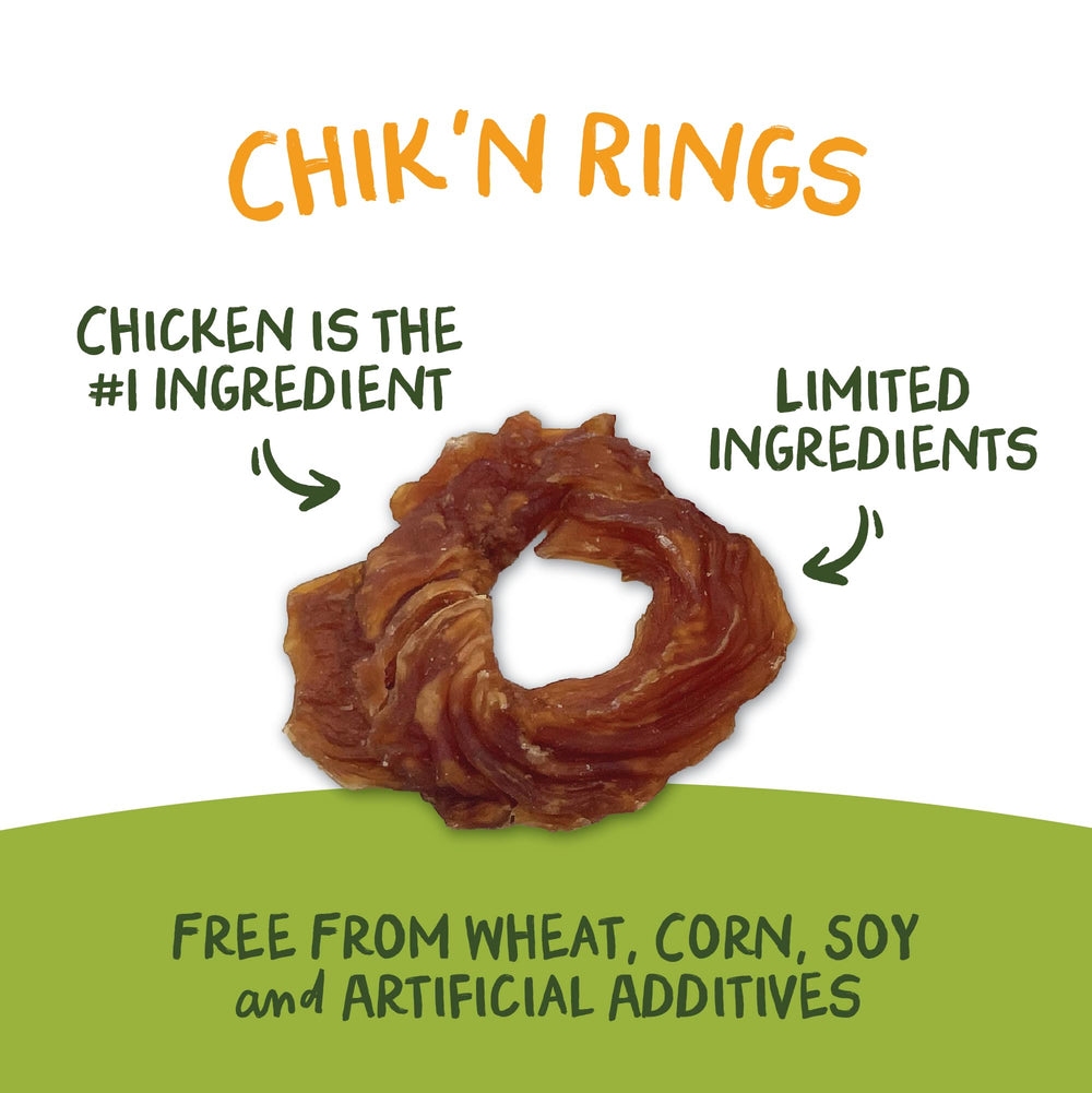 Chik 'n Rings de Pet 'n Shape accompagne toutes les étapes d'un chien adulte.