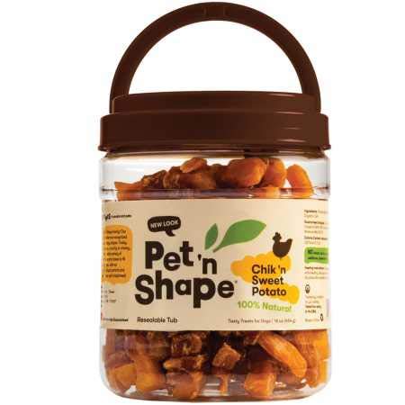 Pet 'n Shape: emballage hermetique patate douce, maintien de la fraîcheur entre les repas.