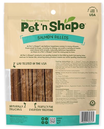 Pet 'n Shape Filets Saumon – texture tendre et goût naturel.