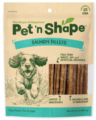 Filets de Saumon Pet 'n Shape – morceaux savoureux pour chien actif.