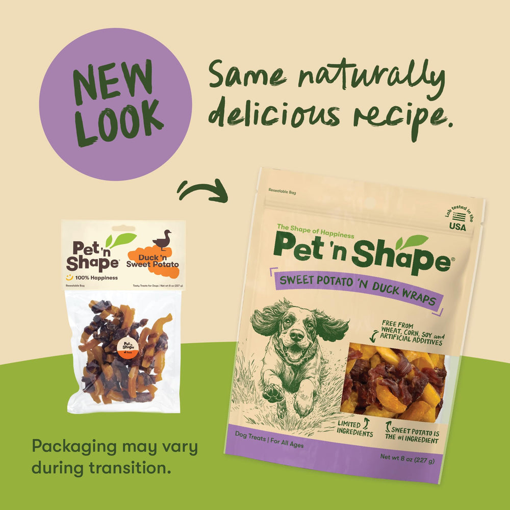 Pet 'n Shape ingrédients naturels sans additifs — option saine.