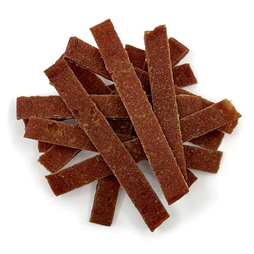 Pet 'n Shape jerky d'agneau, portions adaptées pour tous les chiens.