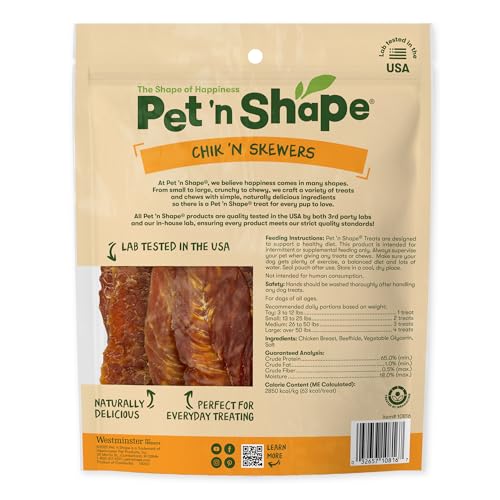 Pet 'n Shape poulet enrobé cuir brut friandise appétissante pour chien.
