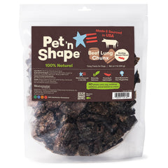 Friandises Chunx Pet 'n Shape au poumon de bœuf emballage pratique et prêt à l’utilisation