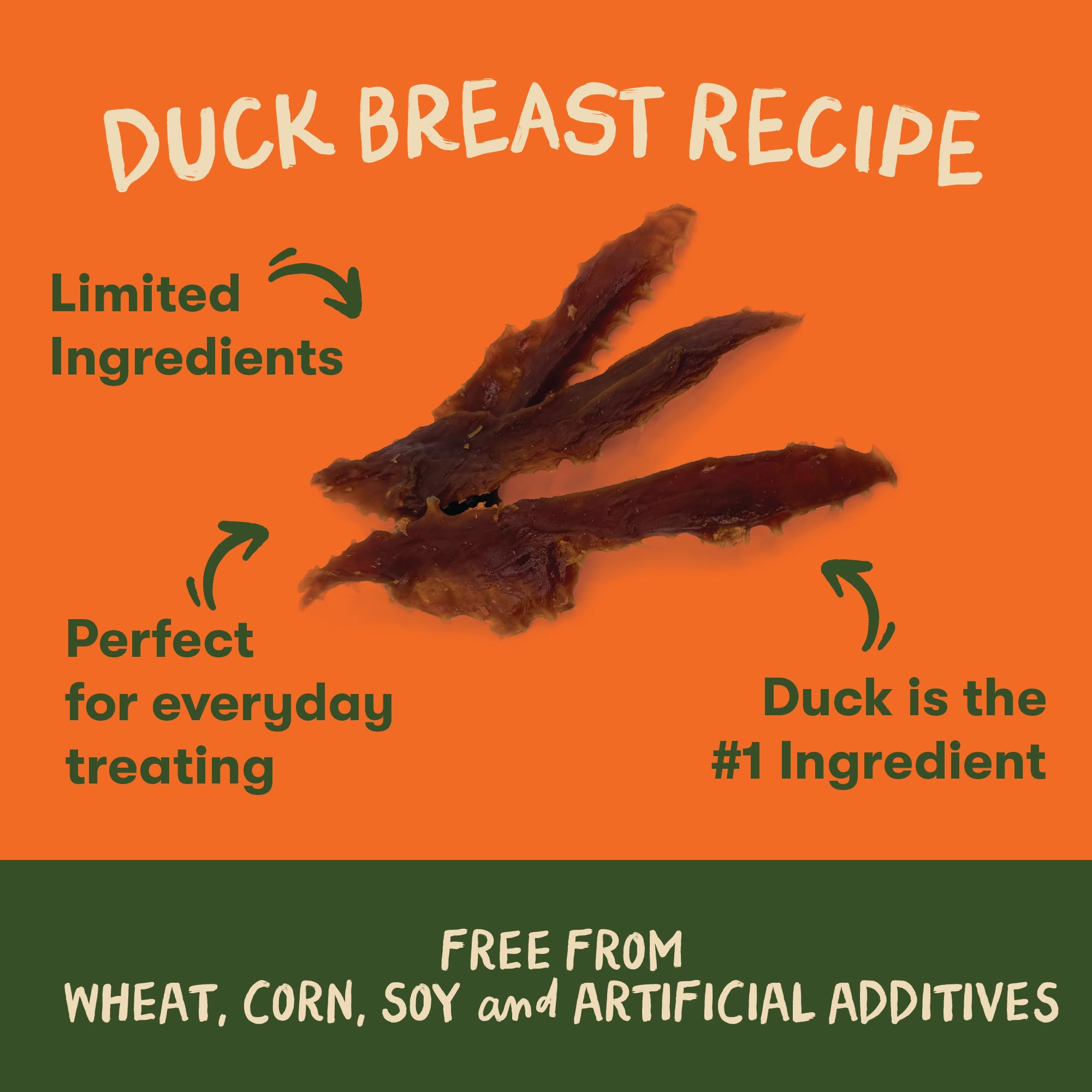 Friandise Pet 'n Shape poitrine de canard avec protéine élevée, idéale pour chiens actifs.