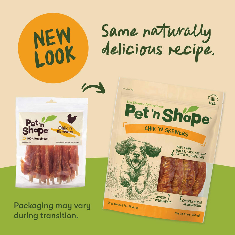 Pet 'n Shape friandise sans céréales idéale pour chiens sensibles.