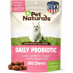 Pet Naturals Daily Probiotic, boîte de friandises pour chat, soutien digestif potentiel.