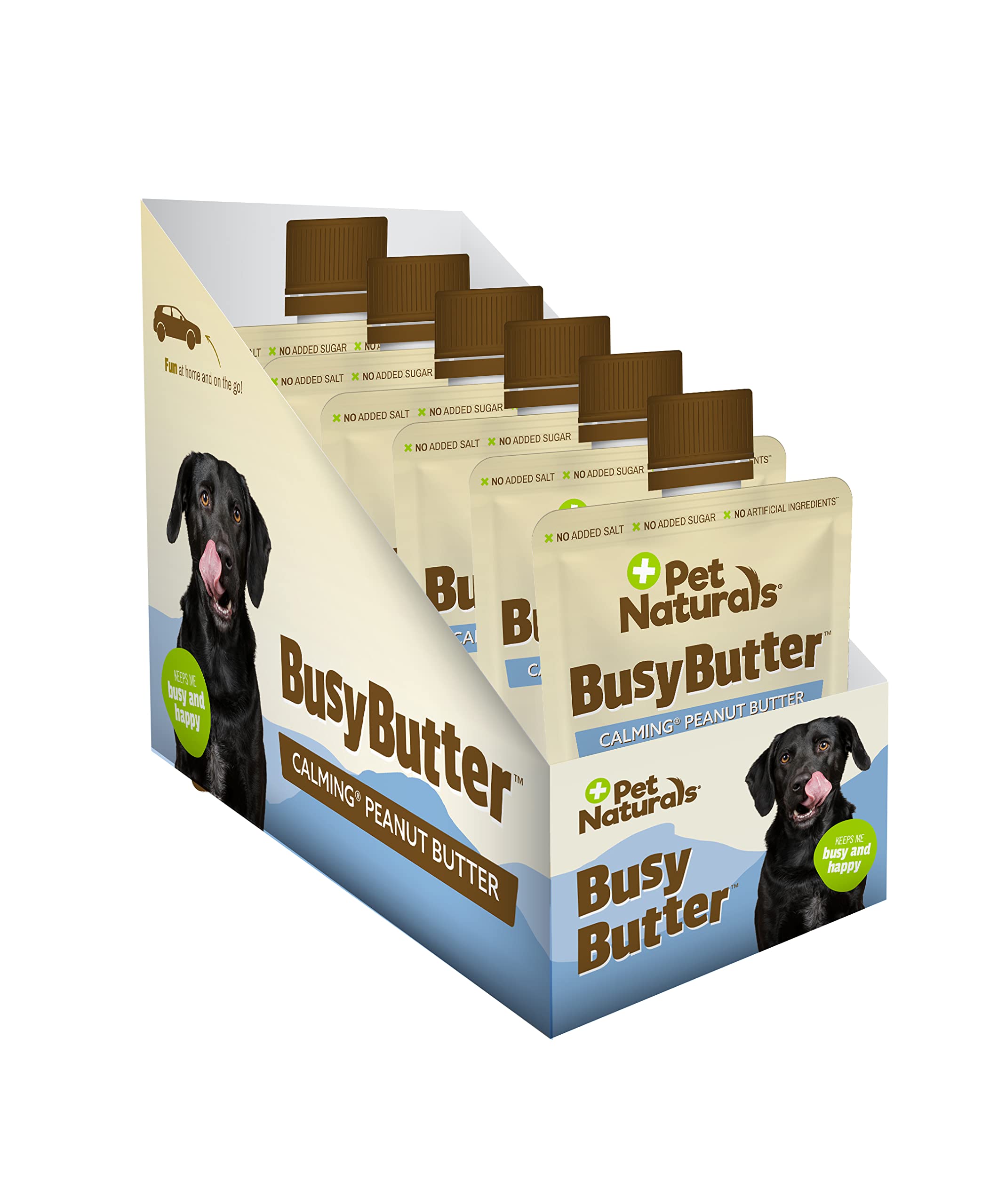 BusyButter dose 1 cuillère, portion adaptée pour petits chiens.