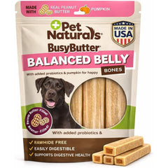 BusyButter Pet Naturals, os durable au beurre de cacahuète pour chiens moyens et grands.