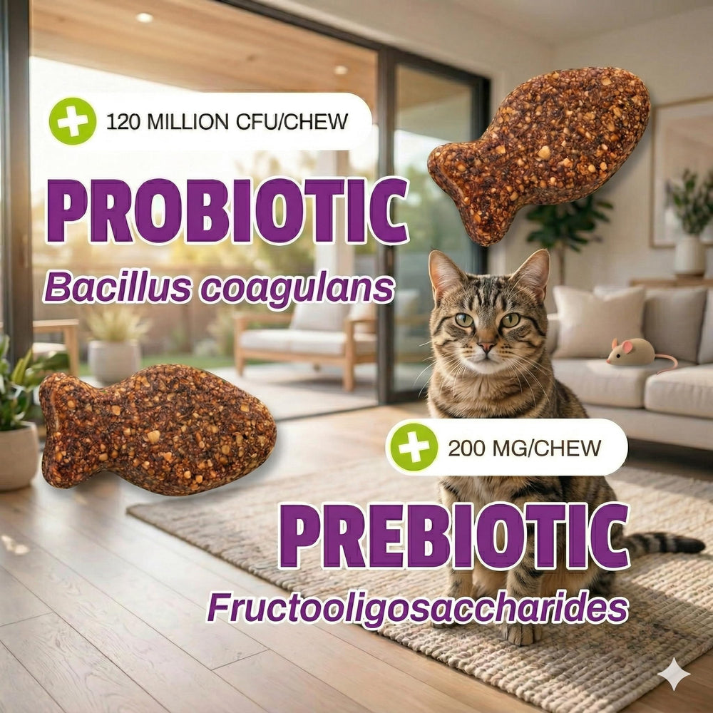 Ingrédients affichés: fibre bénéfique pour digestion et absorption des nutriments.