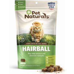 Pet Naturals Hairball Soft Chews emballage, format valeur pratique.