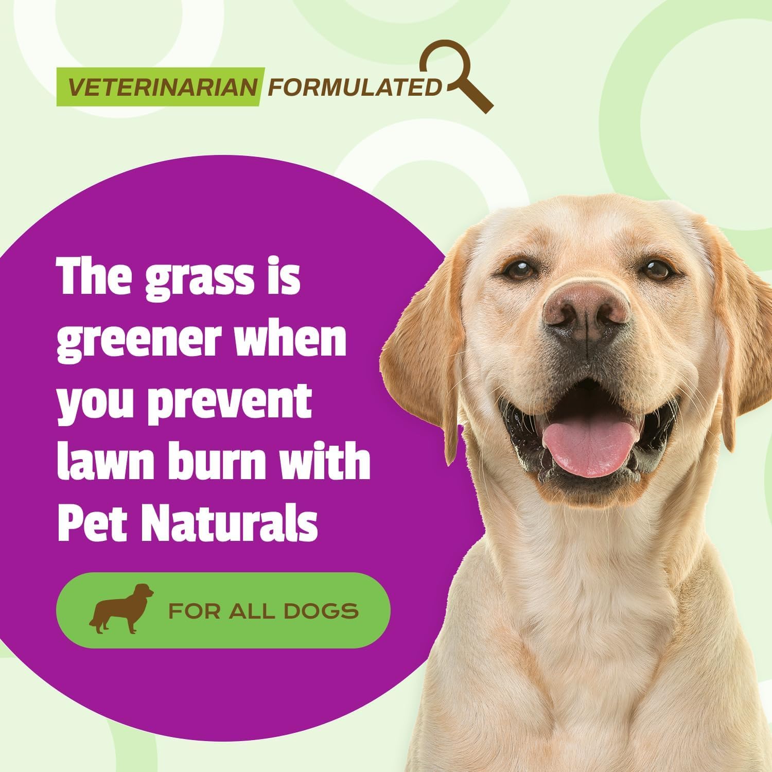 Friandises saveur poulet Pet Naturals Lawn Aid, appétentes pour chiens.