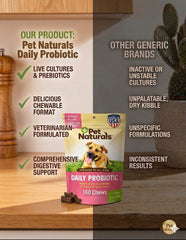 Pet Naturals bouchée immunité et flore intestinale pour le bien-être
