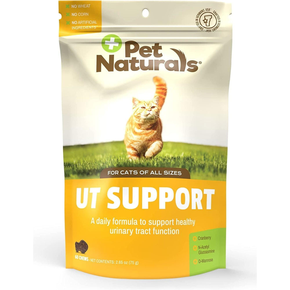 Pet Naturals UT Support, bouchées souples au poulet, soutien quotidien du système urinaire.