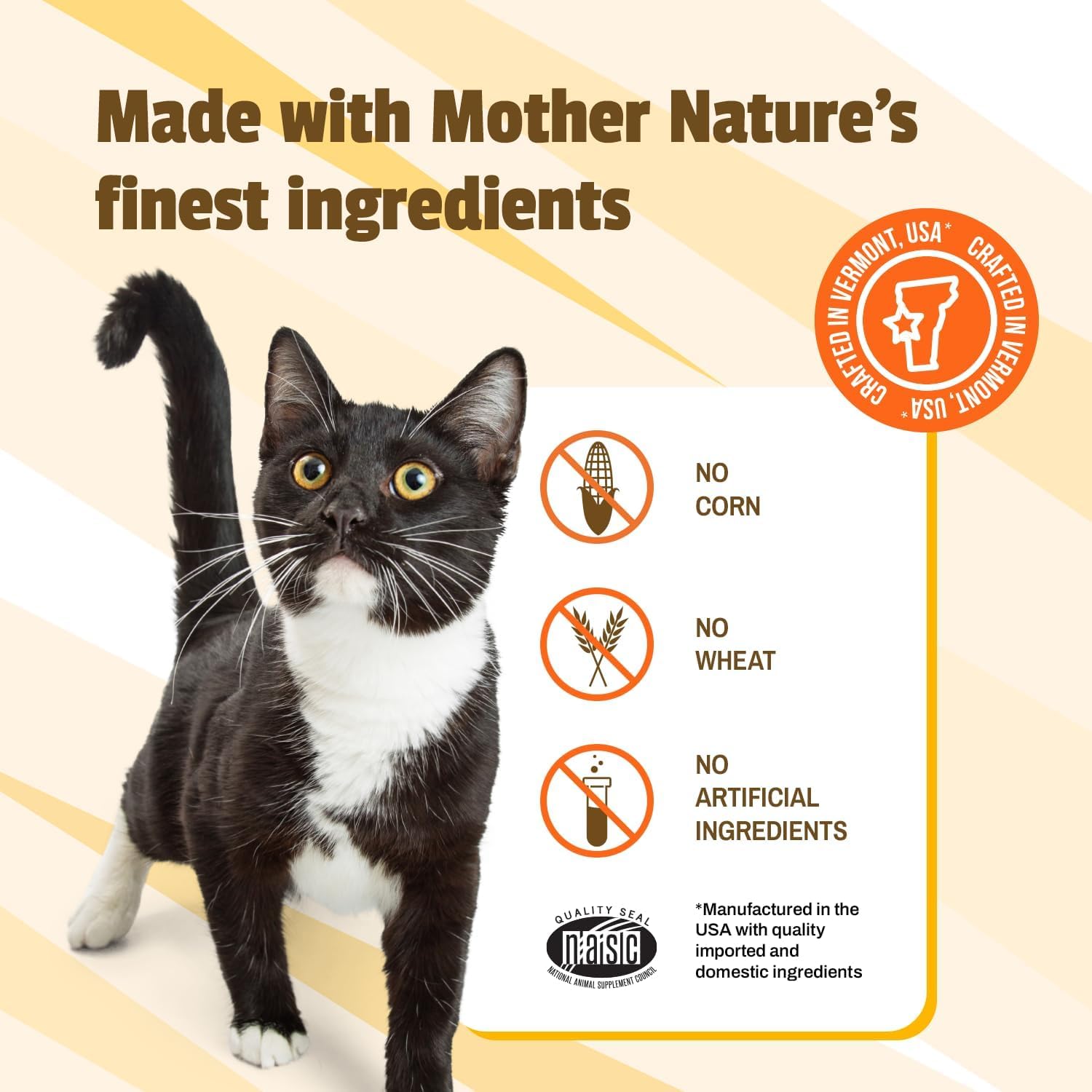 Pet Naturals UT Support, bouchées adaptées à tous les chats, goût poulet.