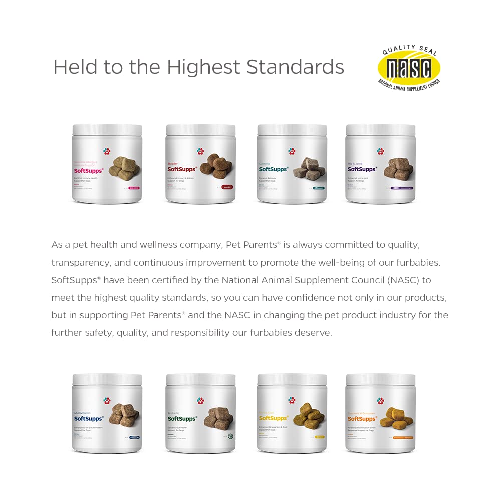 Pet Parents Allergy SoftSupps – texture agréable et facile à intégrer à l’alimentation.