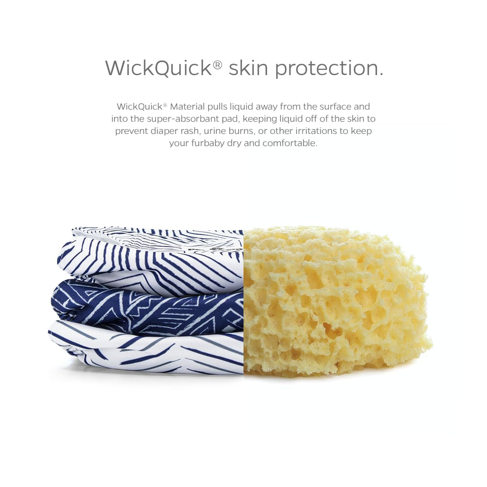 Pet Parents bandes-ventre-chien-male lavables pack gris, protection fiable et durable.