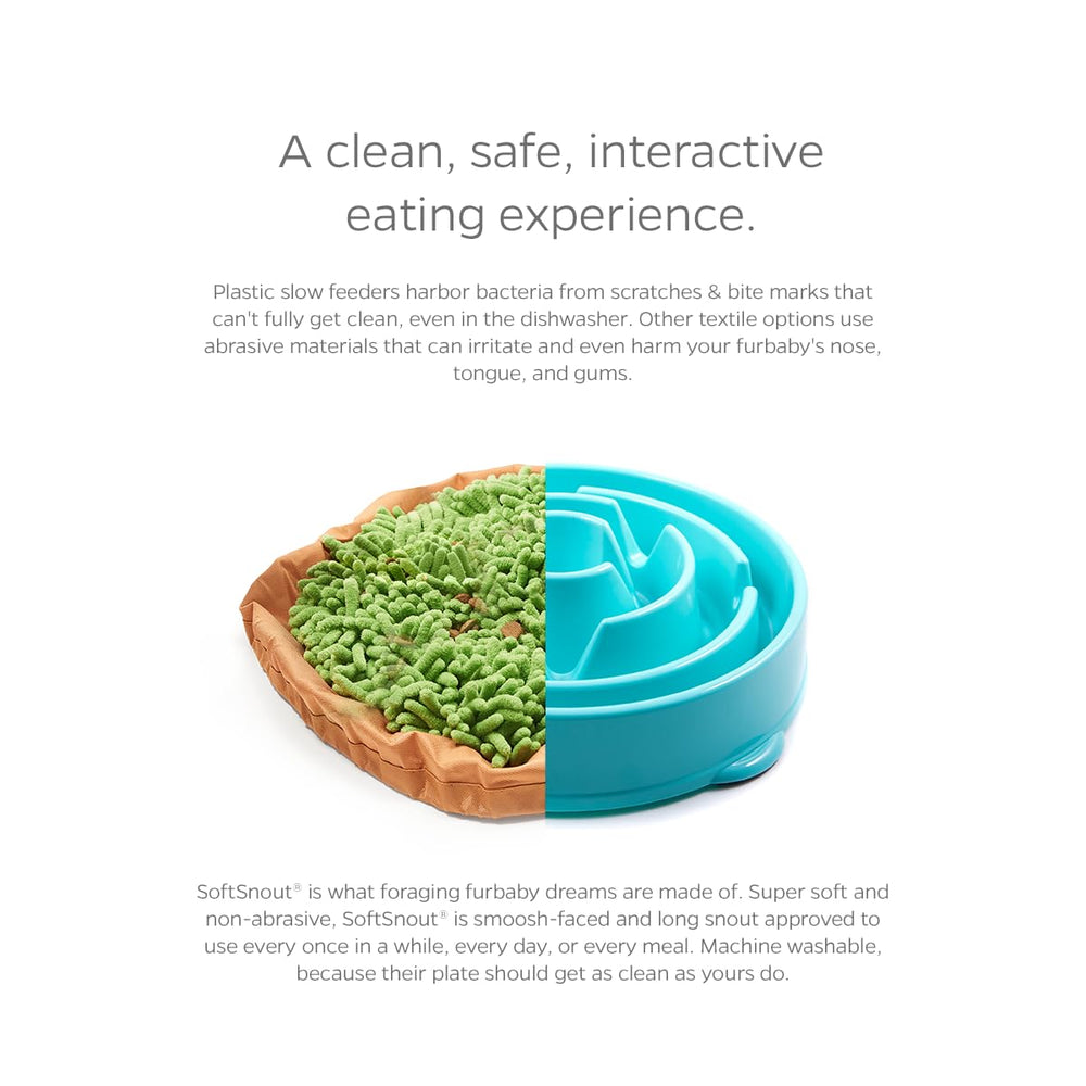 Pet Parents Forager bol anti-derapant Meadow Natural pour repas sans dégât.