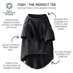Pet Passion Toby T-shirt avec ouverture pour laisse, dressing rapide et pratique.