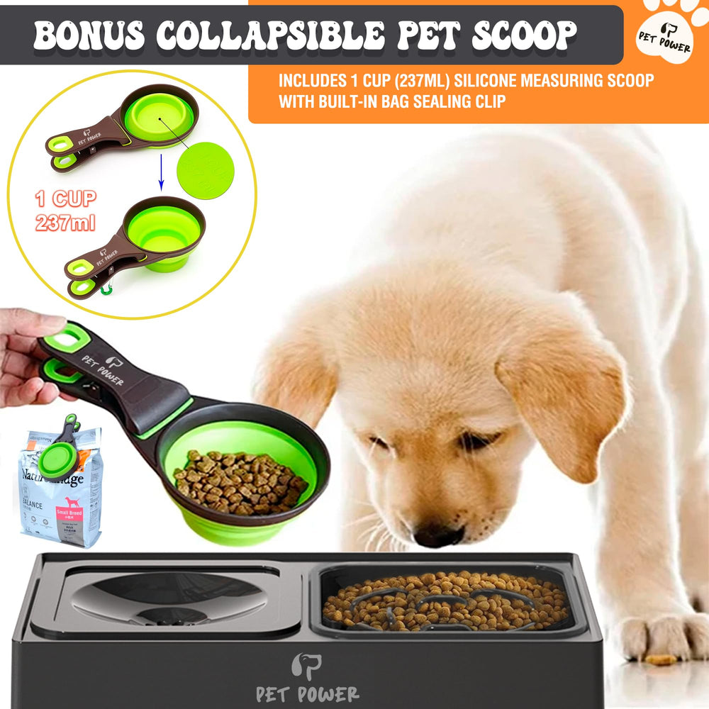 PET POWER bol eau anti-debordement, disque flottant controle le flux d'eau.