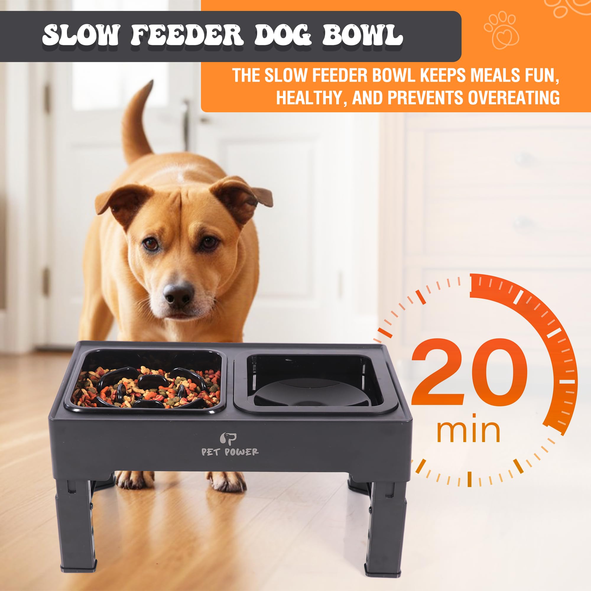 PET POWER ensemble pliable, pieds pliables facilitent le transport et le rangement.