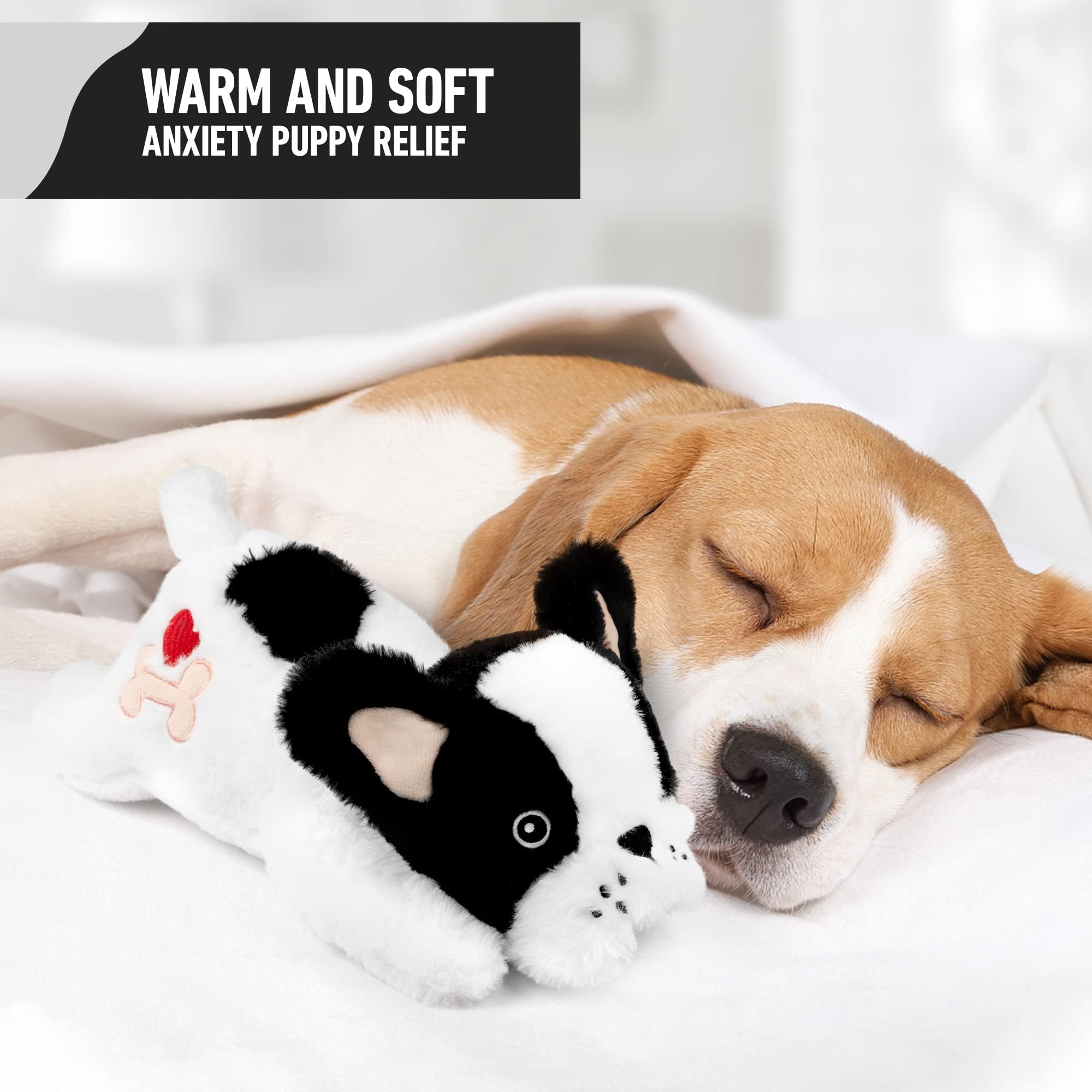 Pet Prime doudou-confort: compagnon rassurant pour le sommeil des chiots