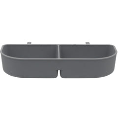 Gobelet double Pet Prime monté sur chenil pour nourriture et eau en voyage.