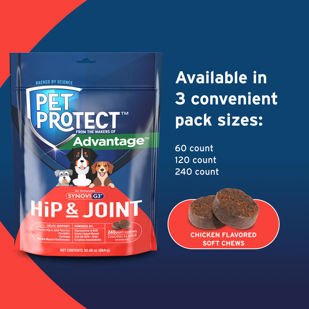 Pet Protect flacon 240 unités, format pratique au quotidien.