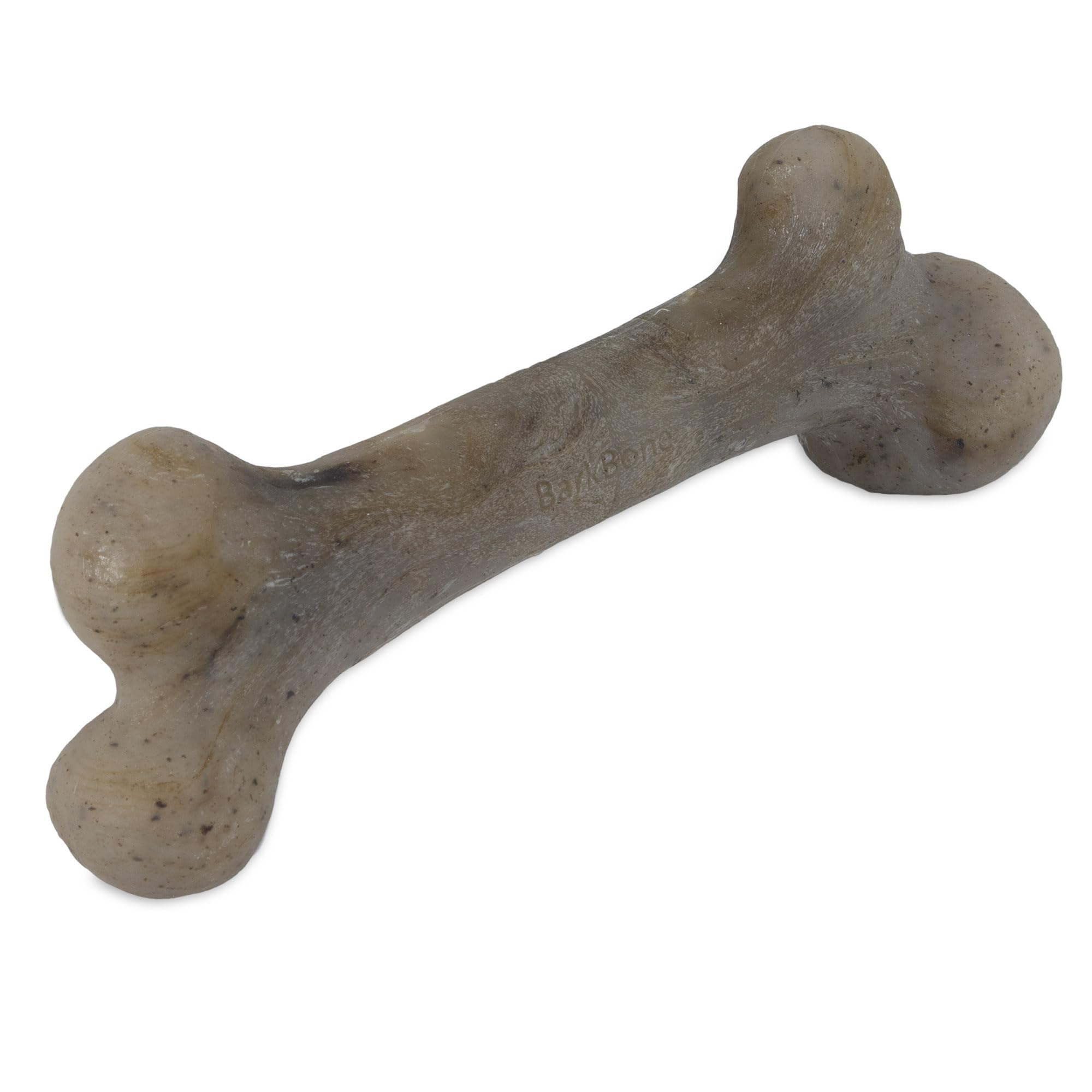 Pet Qwerks Dinosaur BarkBone en nylon – design robuste pour chiens agressifs.