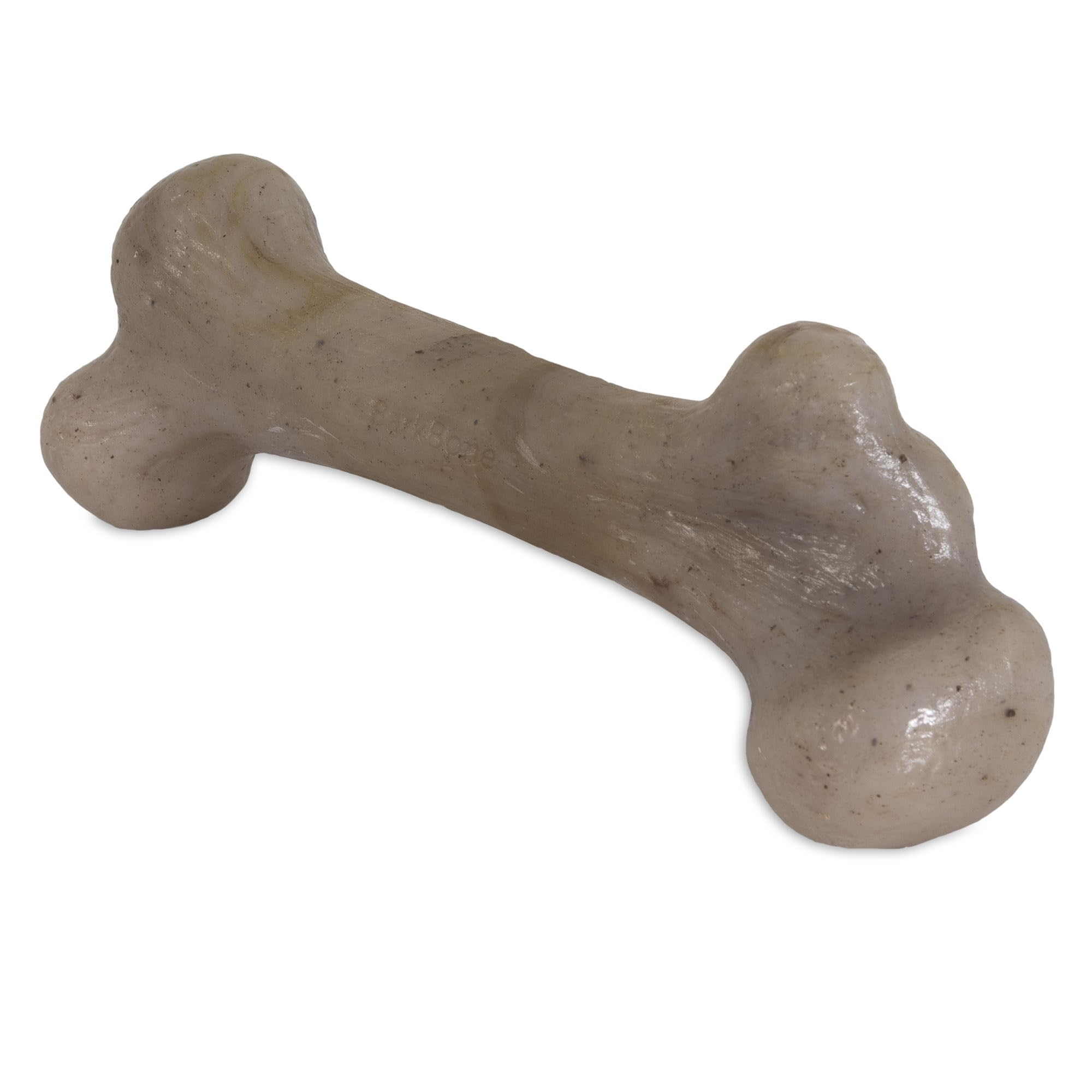 Pet Qwerks dinosaure en nylon, surface de mastication sûre sans éclats.