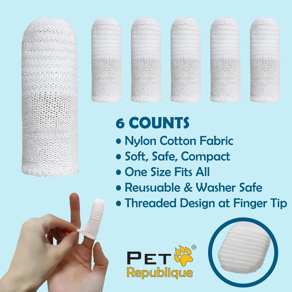 Ensemble brosse dent Pet Republique pour chiens et chats, pratique et ergonomique