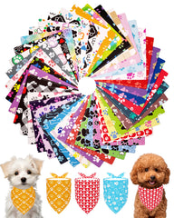 PET SHOW bandanas motif patte – parfait pour les photos et les balades.