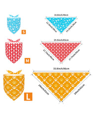 PET SHOW bandanas motif patte – textile doux et confortable pour petit chien.