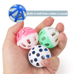 PET SHOW balle chat clochette, couleur vive pour attirer l'attention du chat.