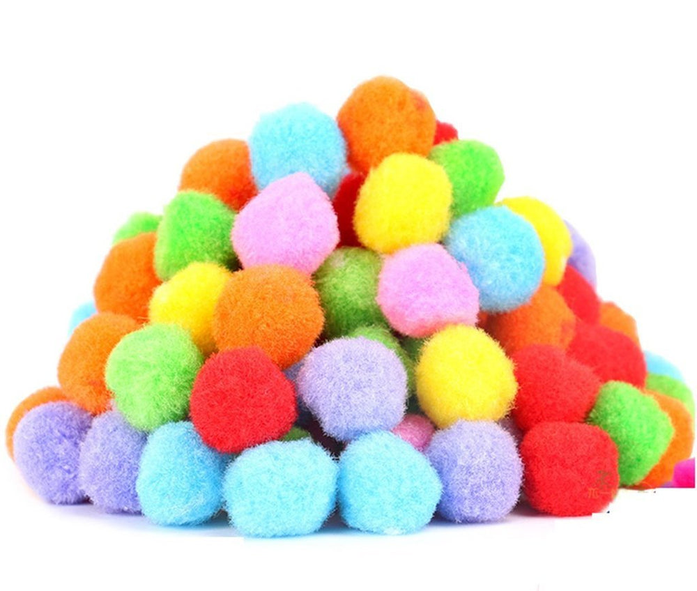 Balles de chat Pet Show pompon, ensemble coloré pour jeux interactifs et silencieux.