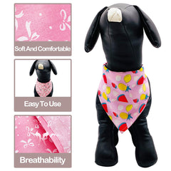 Bandana PET SHOW petit chien animaux rose, léger et confortable pour balades.